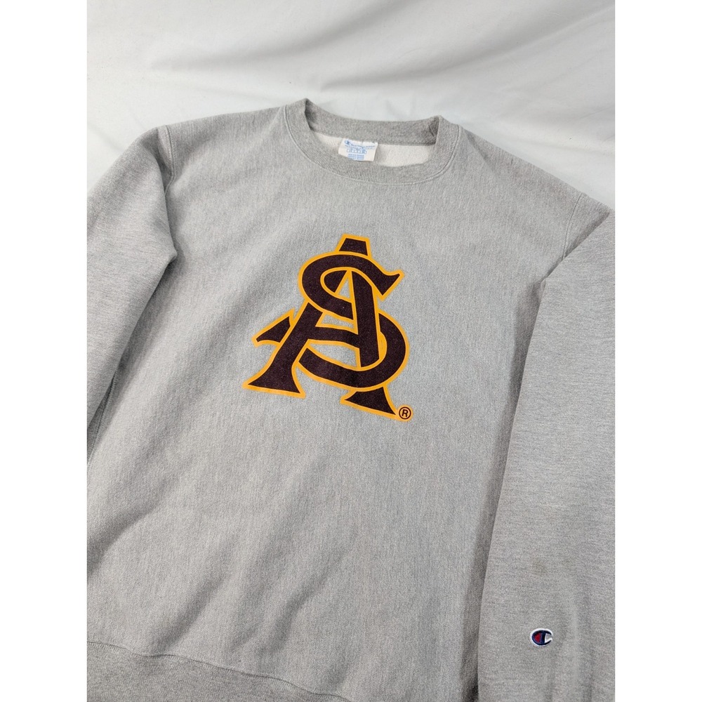 Champion Reverse Weave Arizona State Sun Devils Sweatshirt Large Heavy ASU